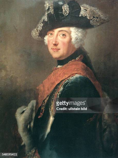 König von Preussen 1740 - 1786; als Kronprinz Gemälde ohne Jahr