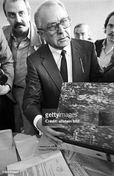 S Dr. Wolfgang Vogel, an East German lawyer, after winning a trial in West Berlin at which he was accused to be a collaborator for the East German...