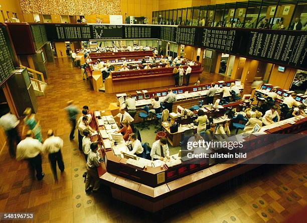 Börse Frankfurt: Blick in den Börsensaal - 2000