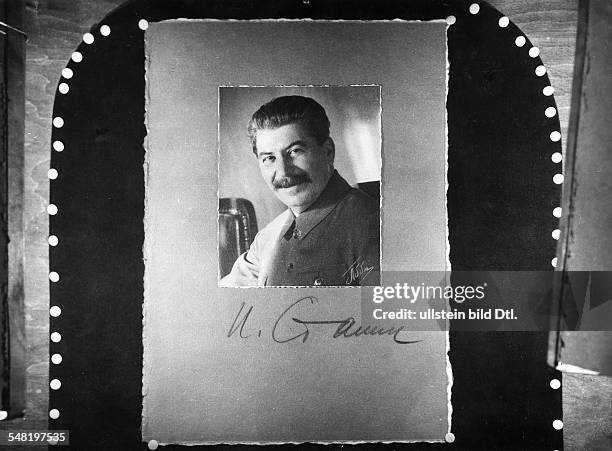 Joseph Stalin *21.12.1879-+ Politician, USSR - portrait - 1932 - Photographer: James E. Abbe - Vintage property of ullstein bild