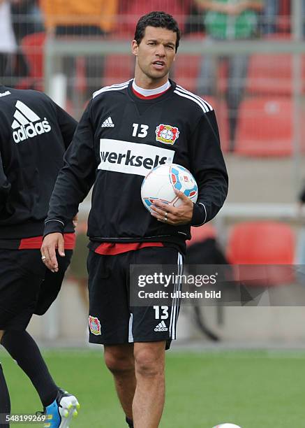 Ballack, Michael - Football, Midfielder, Bayer 04 Leverkusen, Germany - during first training session of season 2011-2012