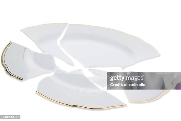 Broken plate