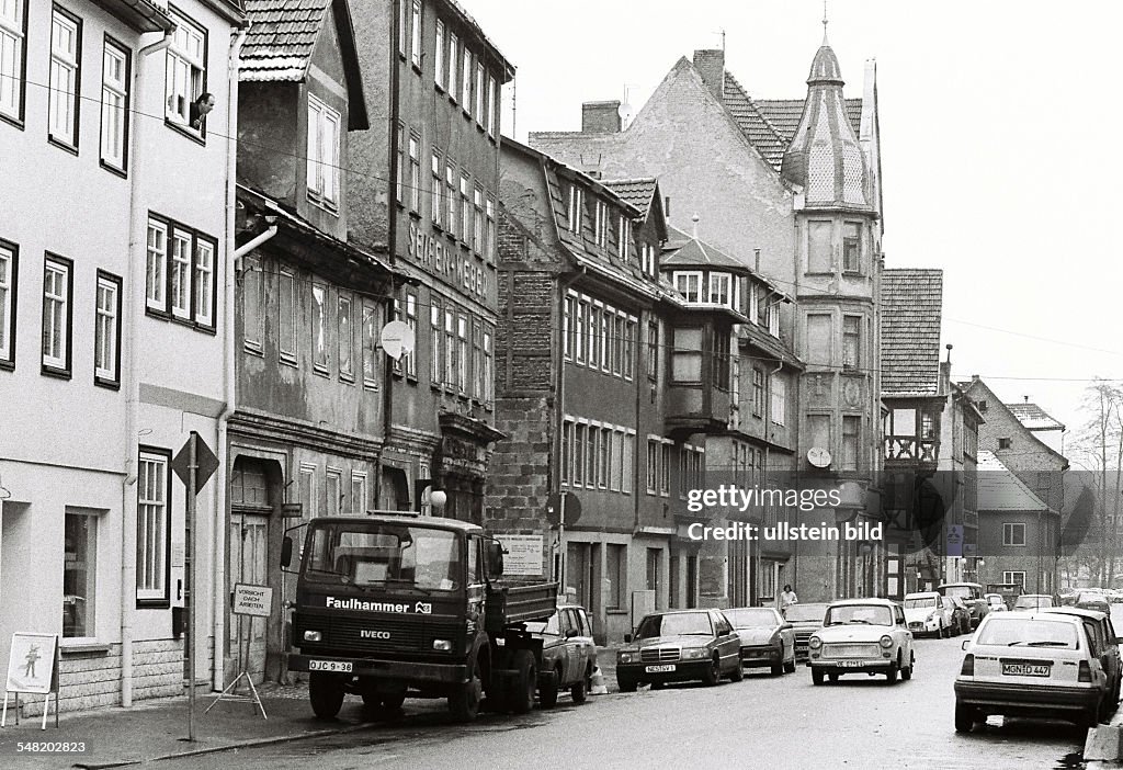 Germany Thuringia Meiningen - view to the old town