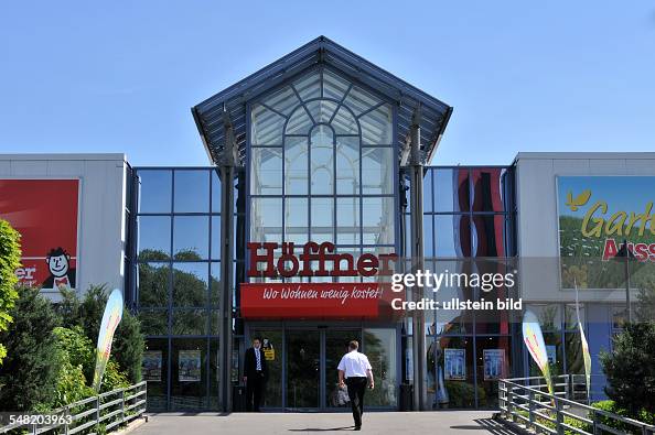 Germany Berlin Wedding - furniture store Moebel Hoeffner at... News Photo