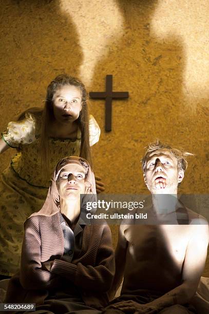 Germany Berlin - Schaubuehne; play: The power of Darkness author: Leo Tolstoy; directed by: Michael Thalheimer; actors: Judith Engel , Lea Draeger ,...