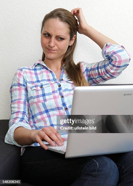 Young woman with Notebook -