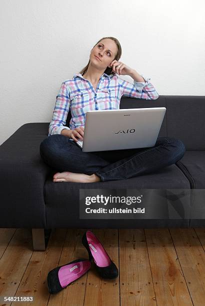 Young woman with Notebook -