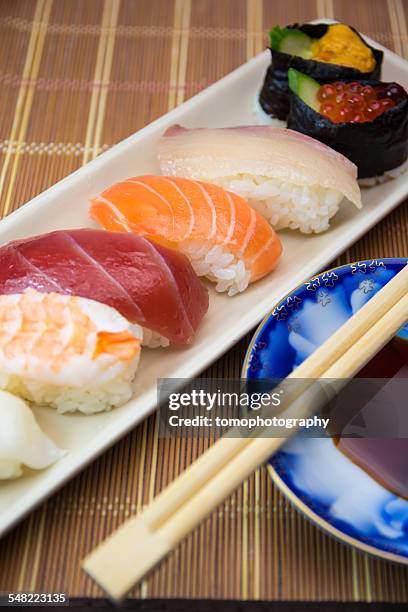 Japanese Nigiri Sushi High-Res Stock Photo