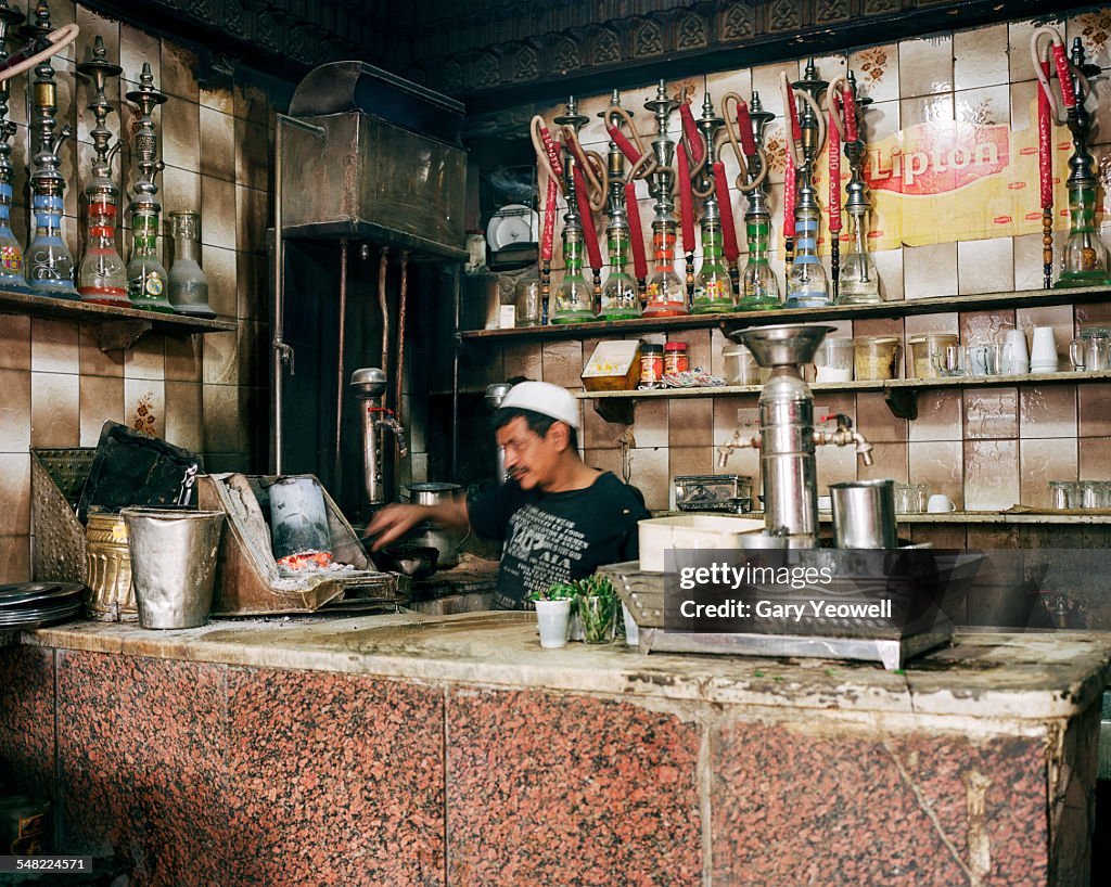 Coffee and Narghile shop in Cairo