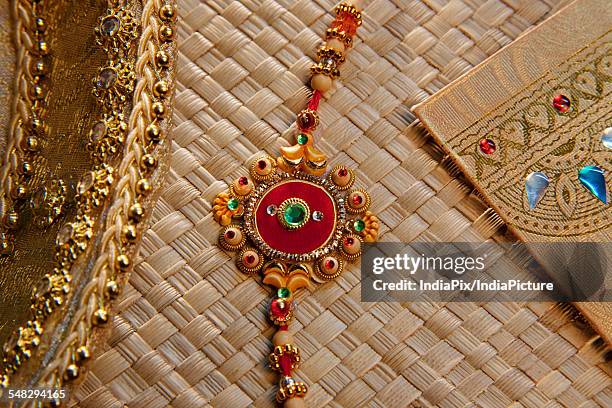 close-up of rakhi - rakhi stock pictures, royalty-free photos & images