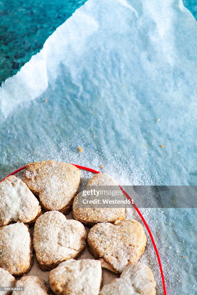 Home-baked Valentine's cookies