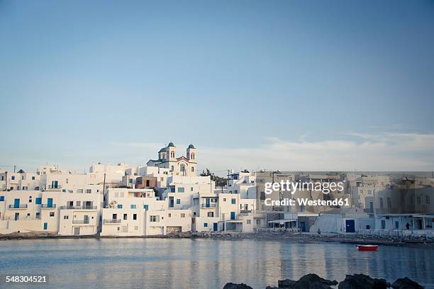 greece, cyclades, townscape of paros - cyclades islands stock pictures, royalty-free photos & images