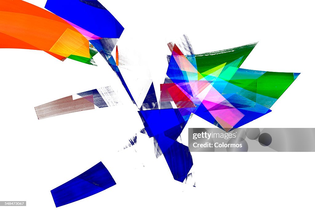 Overlapping Colored Paper High-Res Stock Photo - Getty Images