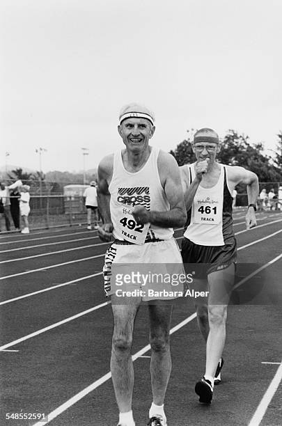 The 1,500 metres Race Walk at the National Senior Sports Classic in Syracuse, New York State, USA, 30th June 1991.