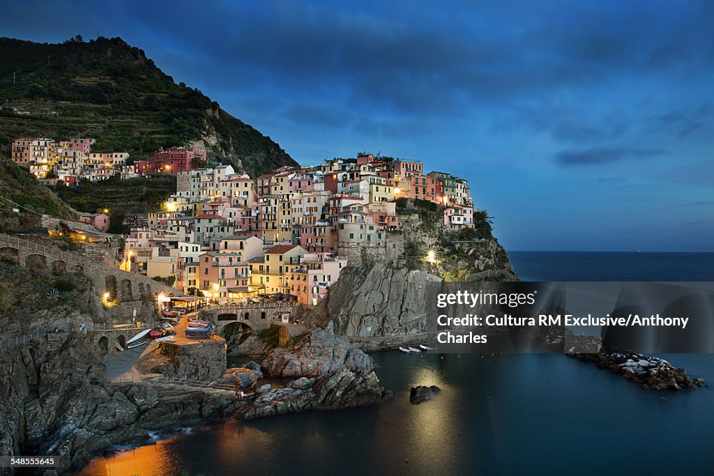 Town of Manarola, Cinque Terre, Italy