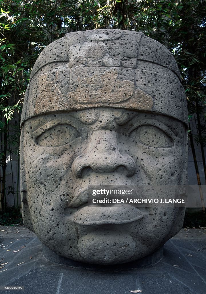 Olmec colossal head I...