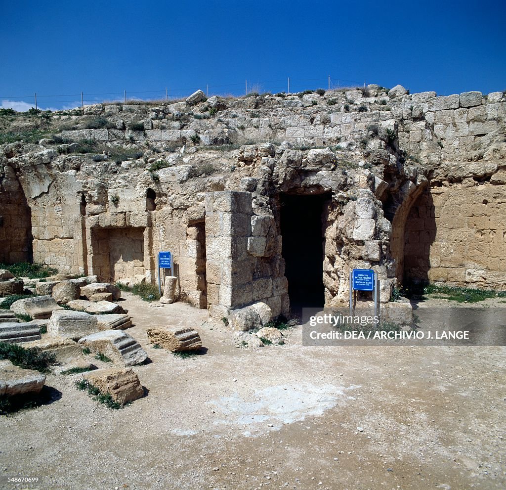 Remains of baths, Herod Great's palace