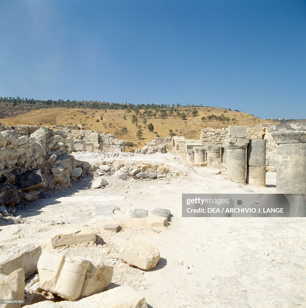 Ruins of Byzantine basilica on Mount Berenice