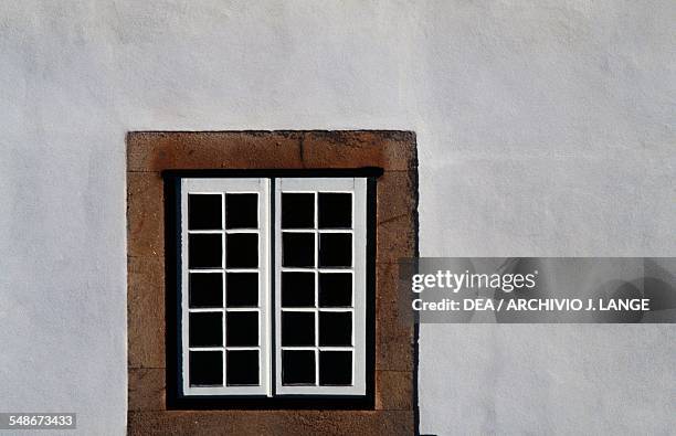 Window of the Solar de Mateus or Mateus Palace, residence of the Counts of Vila Real, Vila Real, Norte. Portugal, 18th century.