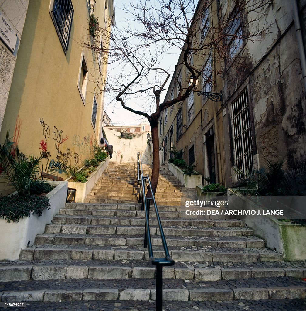 View of a staircase...