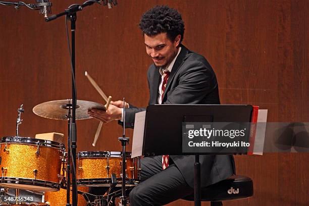 Juilliard Jazz Ensembles performing the music of Jelly Roll Morton and King Oliver at Paul Hall on Monday night, April 13, 2015.This image:Charles...