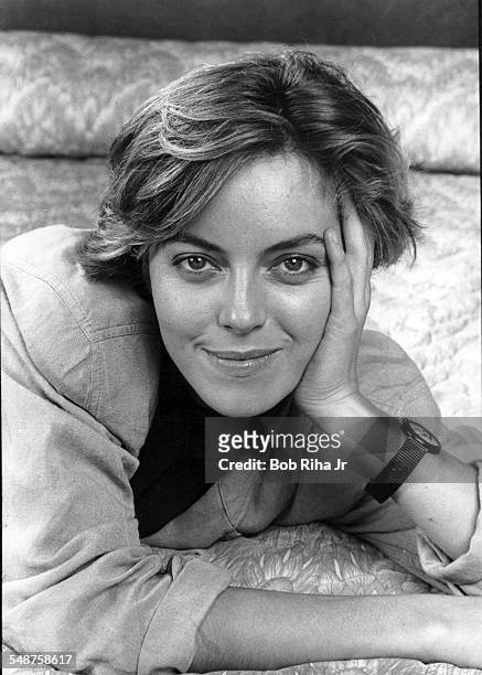 Portrait of Italian-born Australian actress Greta Scacchi, Los Angeles, California, April 1, 1988.