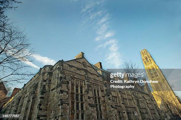 Yale University campus. Harkness Tower. New Haven, Connecticut. Fall 2013