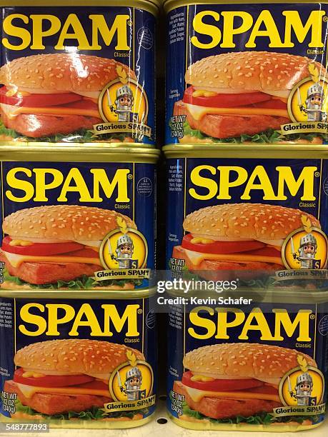 Spam, legendary processed meat in a can