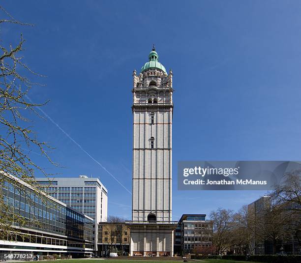 The Queen's Tower, Imperial College, London. Designed by Thomas Collcut, it is the only surviving building if the Imperial Institute dating from...
