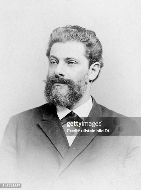 Simion, Leonhard - Businessman, Publisher, Germany *02.11.1842-+ Chairman of the booksellers association in Berlin - Portrait - undated -...