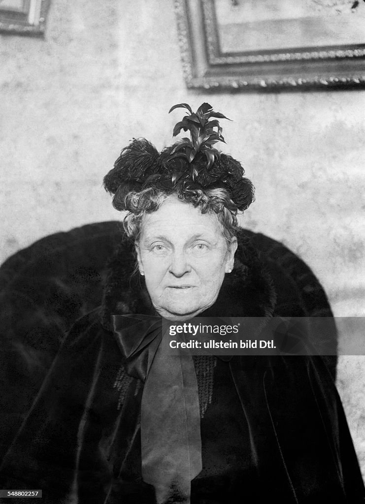 Green, Henrietta Howland Robinson - businesswoman, USA *21.11.1834-03.07.1916+ - also known as Hetty Green - ca. 1907 - Photographer: George G. Bain Vintage property of ullstein bild