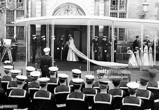 Denmark, Margrethe II: crown Princess of *- before the wedding with the french count Henri Laborde de Monpezat - 1967 - Photographer: Jochen Blume -...