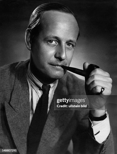 Oetker, Rudolf August - Businessman, Industrialist, Germany *-+ - Photographer: Tita Binz - Published by: 'Eltern' 04/1952 Vintage property of...