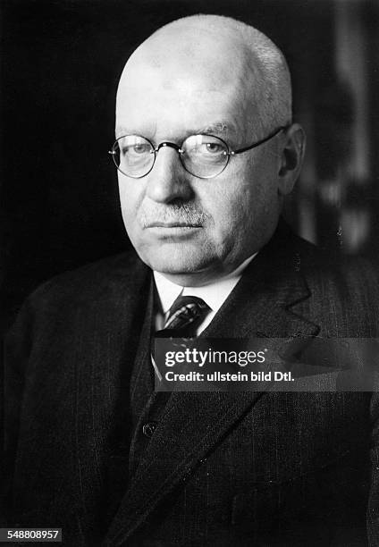 Luther, Hans - Politician, Lawyer, D *01.03.1879-+ Chancellor of Germany 1925-1926 - Portrait - 1930 Vintage property of ullstein bild