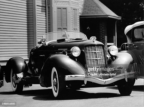 Cars - historical automobile, Duesenberg - Auburn in Indiana, USA - 1970 - Photographer: Jochen Blume - Vintage property of ullstein bild