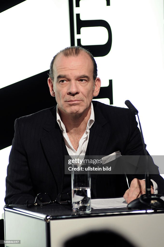 Wuttke Wuttke, Martin - Actor, Director, Germany - at a reading in Frankfurt ...