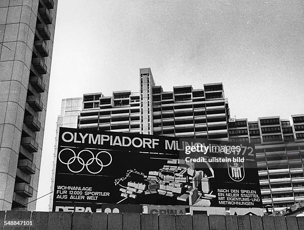 Germany Bavaria Munich - The olympic village, construction site