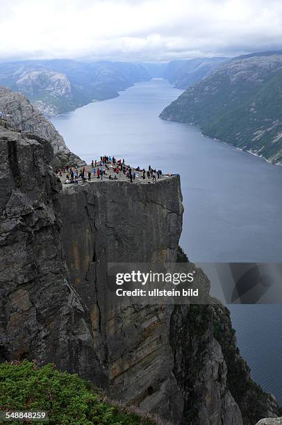 Norway - Preikestolen at Lysefjord