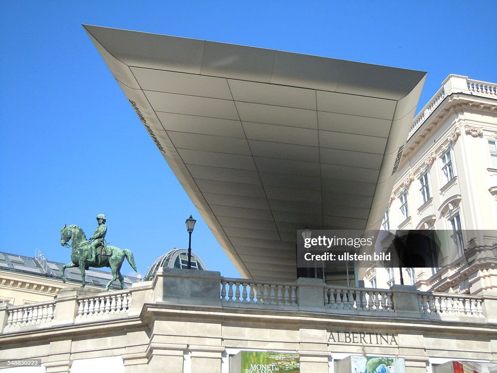 Austria Vienna Vienna - Albertina with the 'Soravia Wing' fromo Hans Hollein, 2007