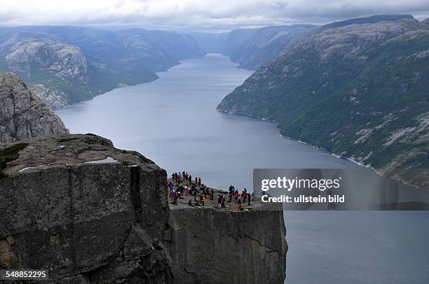 Norway - Preikestolen at Lysefjord