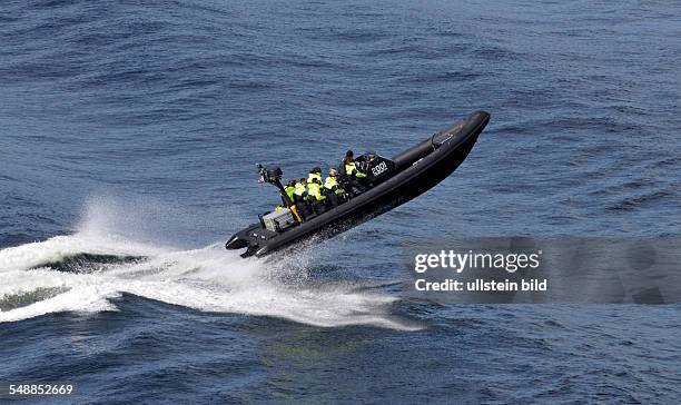 Norway Oslo - Speedboot in the Oslofjord