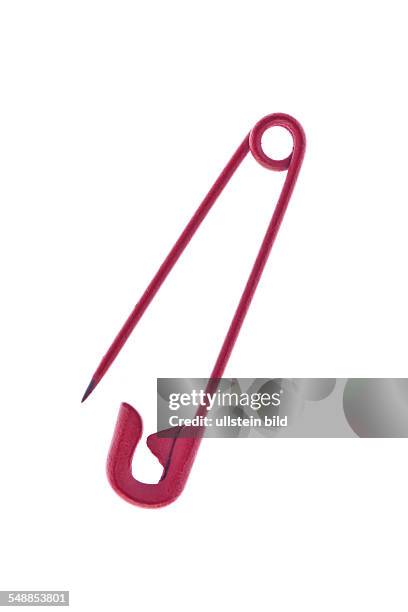 Oured safety pin