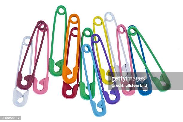 Oured safety pins