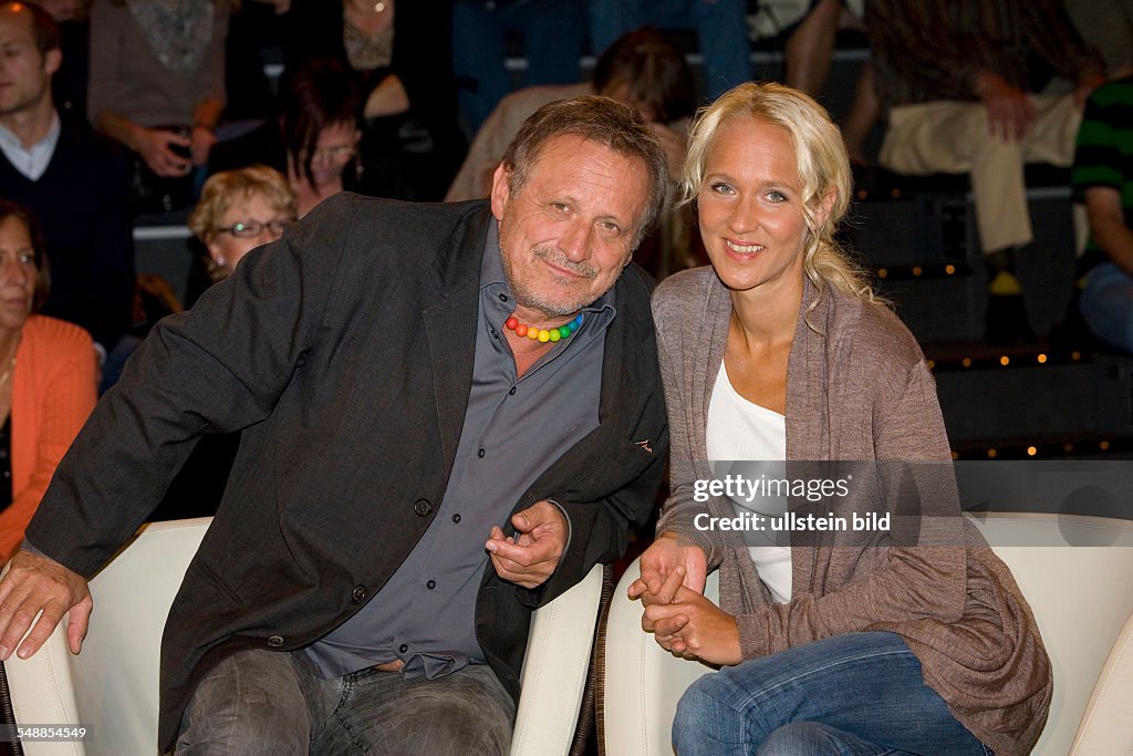 Wecker, Konstantin - Musician, Singer, Songwriter, Actor, Germany - with Wife Annik (r.)