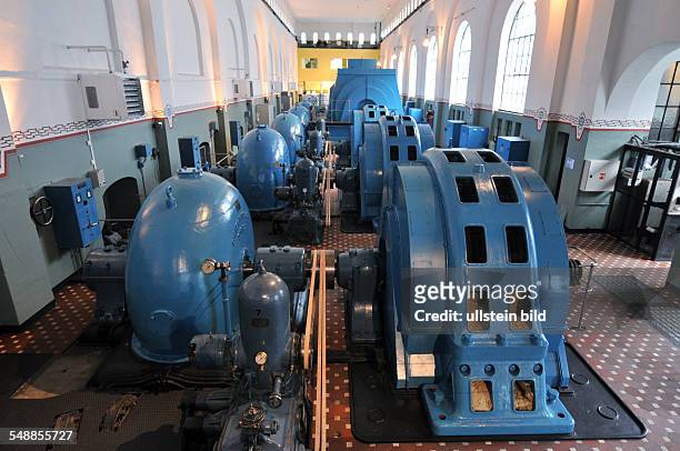 Norway - Tyssedal Kraftstasjon Norwegian Museum of Hydropower and Industry, generator hall -