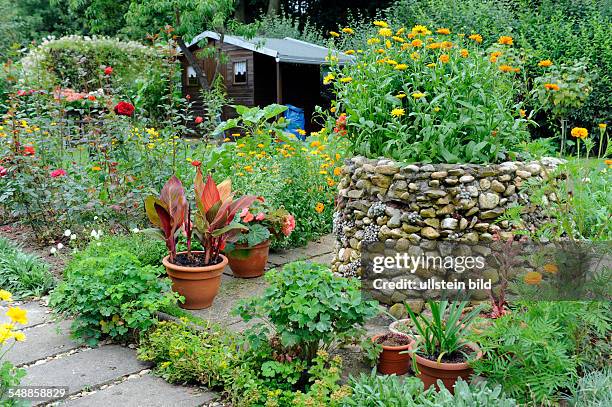 Allotment with arbour