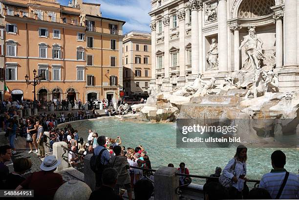 Italy Lazio Roma - Trevi fountain at the 'Piazza di Trevi'