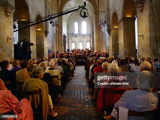 Germany Hesse - concert of the hr symphony orchestra in the abbey Eberbach