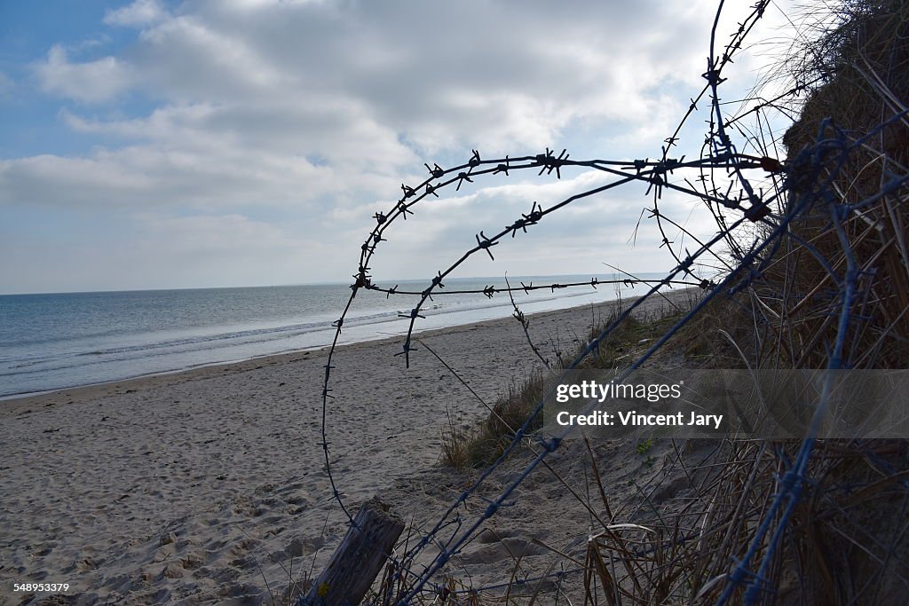 Utah Beach landing in Normandy
