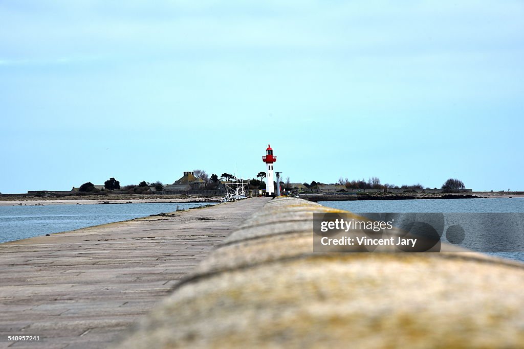 Saint Vaast la Hougue harbour and tatihou island